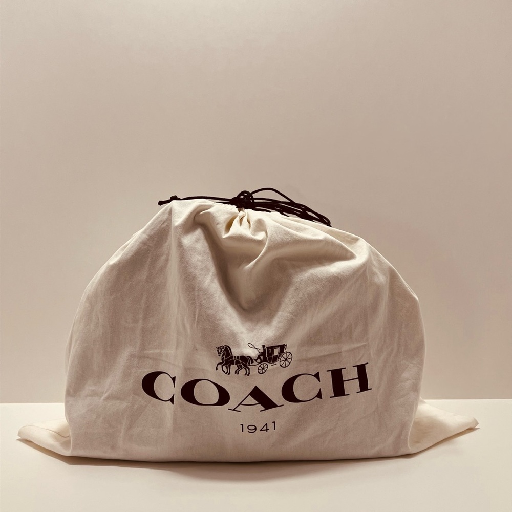 Coach 1941 Hobo Bandit 39 In Black Smooth Pebble Leather - Picture 11 of 12